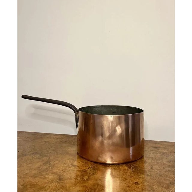 Antique Victorian Copper Saucepan from Hodges & Sons, 1860 For Sale - Image 6 of 6