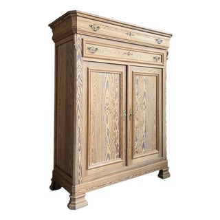 Large Louis Philippe Sideboard in Pitch Pine, 1890s For Sale