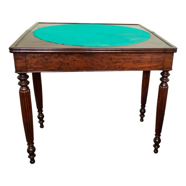 Louis Philippe Style Game Table, 19th Century For Sale