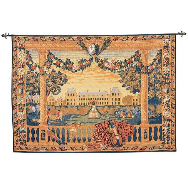 This beautiful tapestry is Silkscreened (also known as serigraphed) onto an irregularly woven fabric made from wool,...