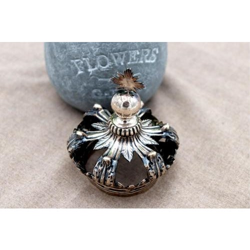 Silver Silver Crown with Applications and Reliefs with Topped Pommel For Sale - Image 8 of 8