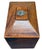 Wood 18th Century Georgian Sarcophagus-Shaped Mahogany Tea Caddy For Sale - Image 7 of 11