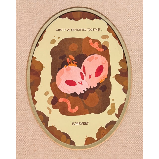 This is a Limited Edition Print by Erin Rose Illustration. The illustration was created in 2026 and it is with an antique...