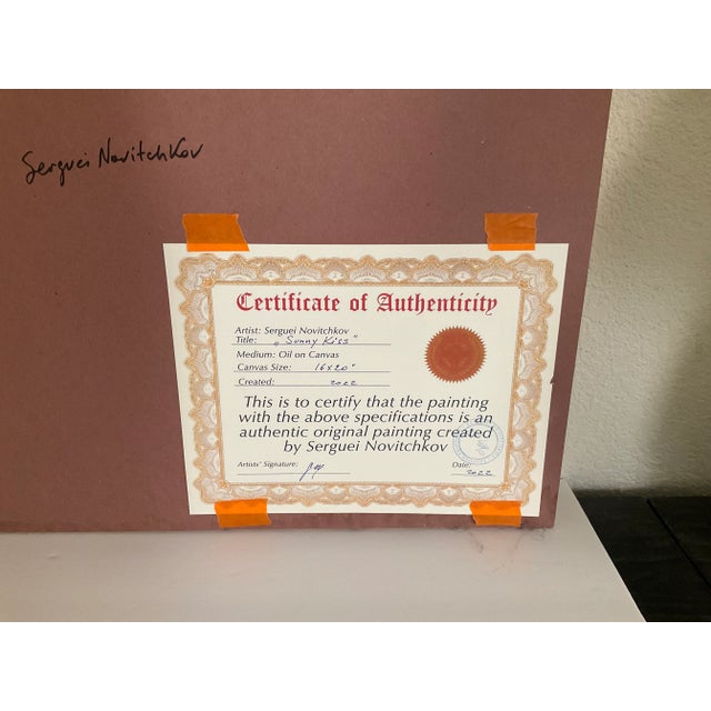 Paint Contemporary Figural Oil Painting by Serguei Novitchkov For Sale - Image 7 of 7