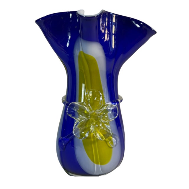 Art Glass Vase For Sale - Image 10 of 17