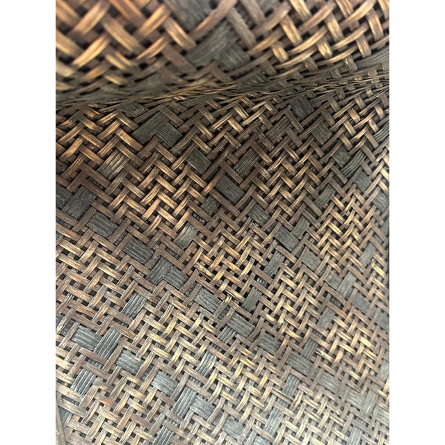 Add a touch of authenticity and charm to your interior with this stunning Asian-style rattan stool from the 1930s...