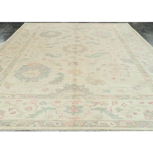Oushak Rug 10'9" x 14'2" #22838 Explore a curated collection of hallway runners, wool rugs, and handmade masterpieces at ,...