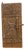 Antique African Senufo Masked Crocodile Shutter For Sale