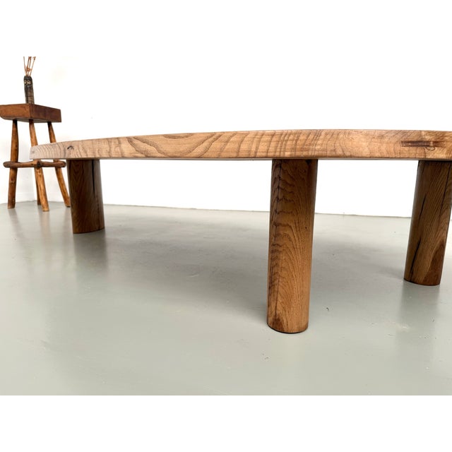 Freeform Coffee Table in Oak, 1950s For Sale - Image 15 of 18