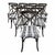 An exceptional set of 10 Restoration Hardware Madeline dining chairs crafted from solid oak with a beautifully weathered...