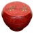 Small Antique Chinese Red Lacquered Covered Box For Sale