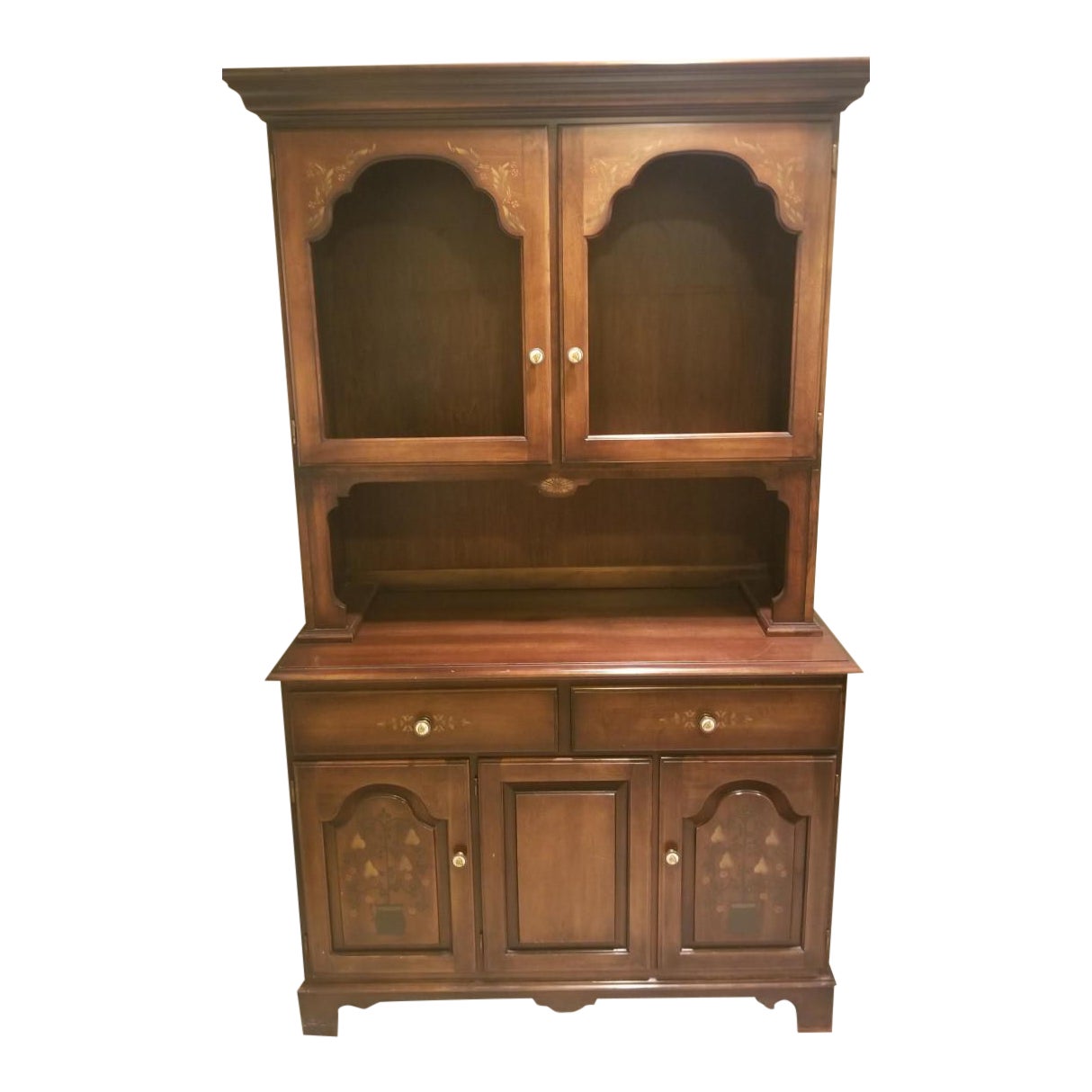 Hitchcock Hutch With Glass Front Chairish