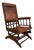Early 20th Century Mahogany Rocking Chair, England For Sale