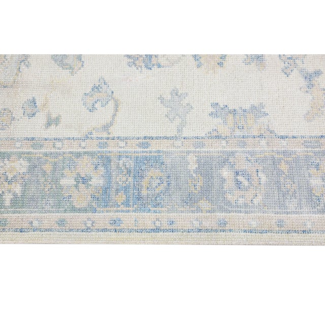 Modern Turkish Oushak Rug 2'10" x 12'4" For Sale - Image 4 of 10