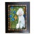 Contemporary Standard White Poodle Dog Small Print by Judy Henn Inlaid Wood Frame For Sale