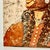 1979 Vintage Southwestern Native American Batik Portrait Textile Art by Zanoria Merrill For Sale - Image 6 of 11