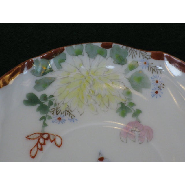 Late 19th Century Teacup Kyoto, Satsuma, Kutani Antique Hand Painted Japanese For Sale - Image 6 of 18