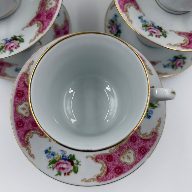 1990s Remington Red Sea Fine China Set With 12 Place Settings - 67 Piece For Sale - Image 9 of 12