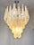 Glass Venetian Amber “Conchiglie” Murano Glass Chrome Chandelier For Sale - Image 7 of 7