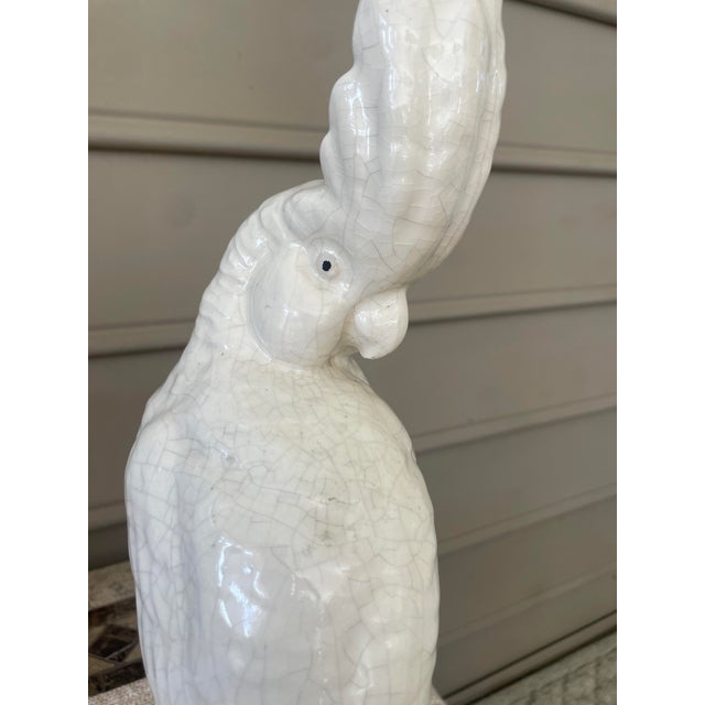 Mid 20th Century Cockatoo Figurine For Sale - Image 4 of 6