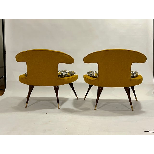 Karpen Style Horn Chairs For Sale - Image 6 of 11