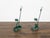 Pair of Vintage American Midcentury Iron Rabbit Candle Holders with Green Patina For Sale In Atlanta - Image 6 of 11