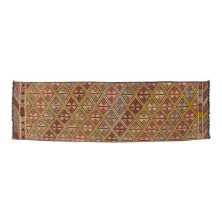 Anatolian Kurdish Handwoven Kilim Runner For Sale
