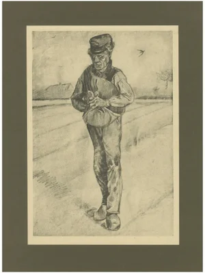 Vincent Van Gogh, The Sower with a Bag, 192,8 Portfolio Print