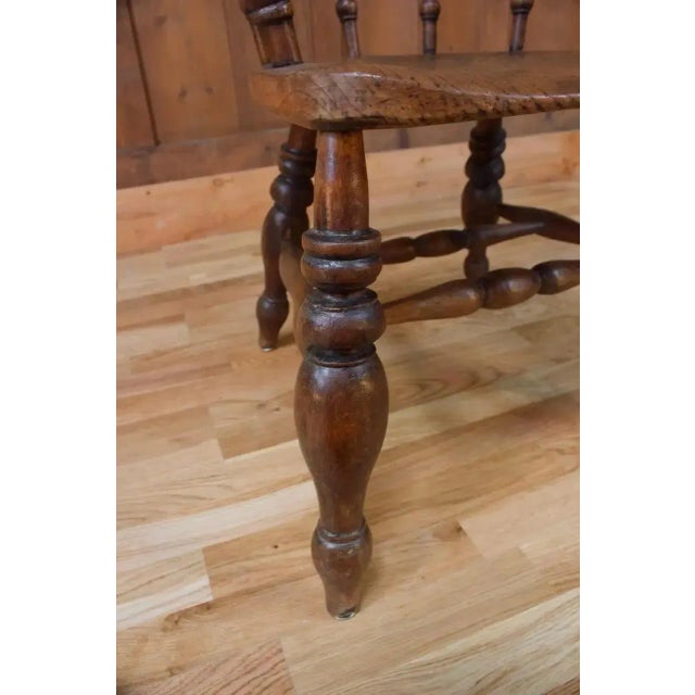 19th Century Victorian Captain's Chair For Sale - Image 5 of 8