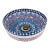 Moroccan Ceramic Hand Painted Blue Ceramic Top Sink for Bathroom For Sale