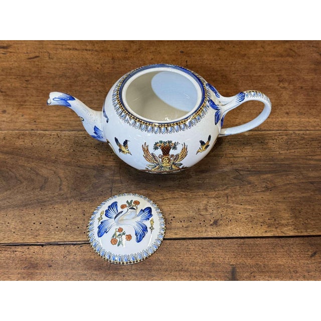 Gien Earthenware Tea and Coffee Service, 1800s, Set of 25 For Sale - Image 14 of 18