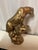 Mid 20th Century Art Deco Ceramic Sculptured Gold Painted Cougar MCM For Sale - Image 4 of 7