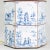White A Pair of Vintage Hand-Painted Blue and White Imitation Dutch Tile Landscape Tea Can Table Lamps For Sale - Image 8 of 14