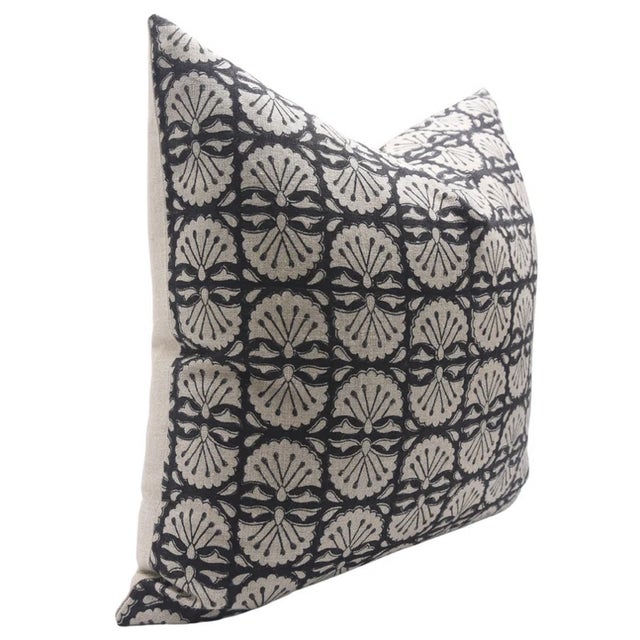 Elevate your space with the timeless charm of the Bijhni block print cushion cover. Crafted from premium thick linen, this...