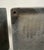 Charcoal Pair Vintage Martha Sturdy Resin Cube Charcoal Grey Vases For Sale - Image 8 of 12