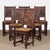 French Straw-Seated Chairs in Wood, 1940, Set of 6 For Sale - Image 11 of 11