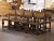 This handsome set of eight antique dining chairs was crafted in England circa 1870 and reflects the substantial character...
