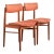 Finn Juhl Style Danish Modern Sculpted Teak Side Chairs or Dining Chairs, Pair For Sale