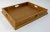 Vintage Large Square Handled Wood Tray For Sale - Image 4 of 11