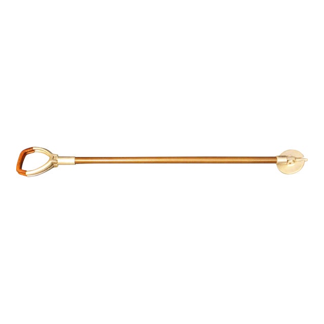 Mid-20th Century English Steel Shooting Stick or Hunting Walking Stick For Sale