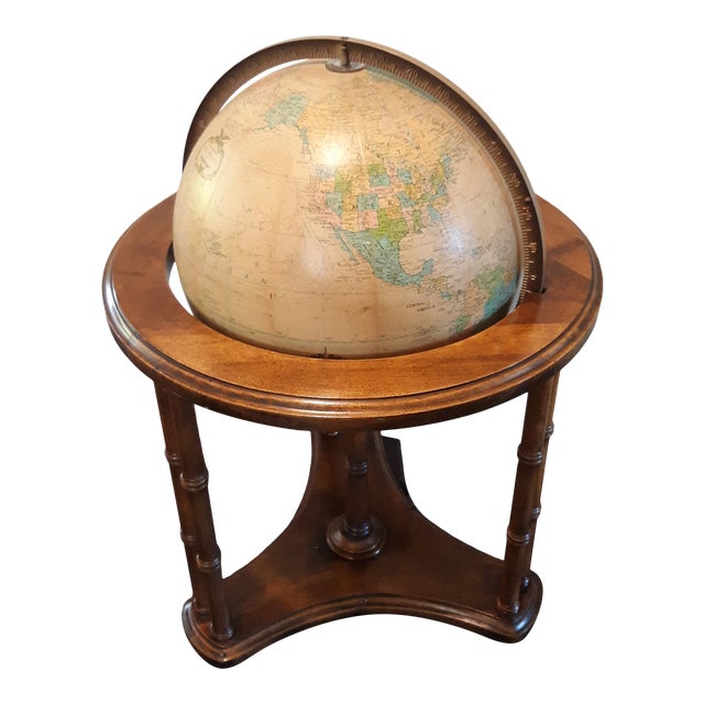 Vintage Replogle Heirloom Illuminated Globe Chairish