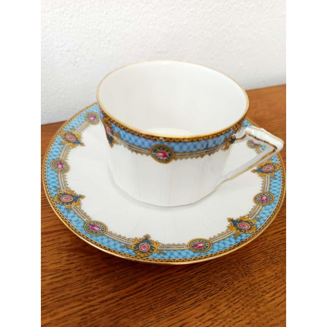 Limoges Coffee Service by Chabrol & Poirier, 1925, Set of 7 For Sale - Image 4 of 10