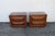 Wood Mid Century Modern Nightstands End Side Bedside Tables a Pair 6292 For Sale - Image 7 of 14