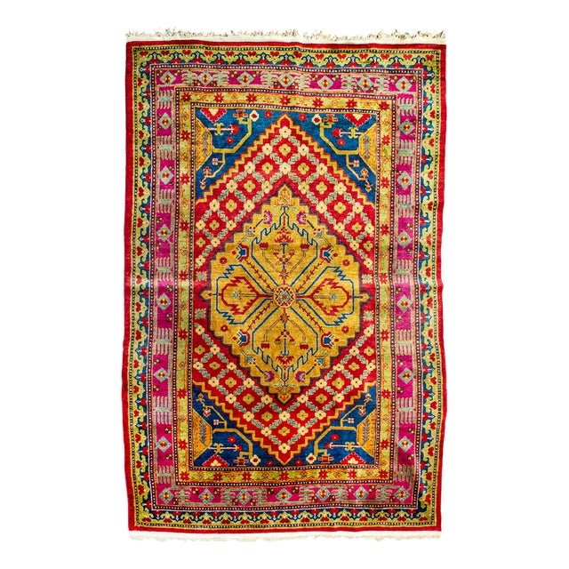 Vintage Middle Eastern Rug, 1950s For Sale