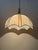 Mid-Century Pendant Light with Brass and Cocoon-Style Shade, 1980s For Sale - Image 9 of 12