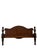Antique Neoclassical Mahogany Twin Bed Frame With Hand-Painted Classical Medallions & Gilt Decoration For Sale - Image 10 of 10