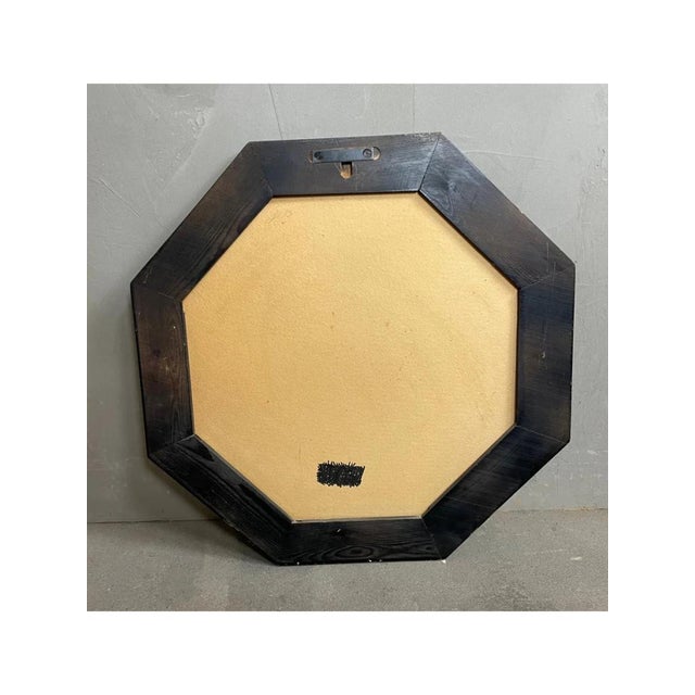 Octagonal Mirror, Denmark, 1950s For Sale - Image 4 of 10