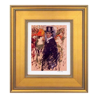 After Pablo Picasso Self Portrait With Hat Limited Edition Framed For Sale