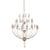 Currey & Company Modern Large Silver Paradox Chandelier For Sale