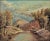 This artwork "Landscape" is an oil painting on canvas by noted German artist Bernhard Kretzschmar 1889-1972. It is signed...